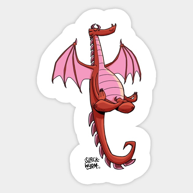 Zen Wyrm Sticker by Slack Wyrm